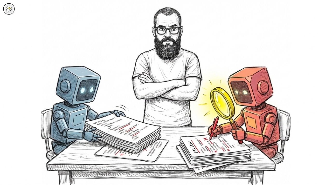 Cross-model code review: ask one AI to grade another
